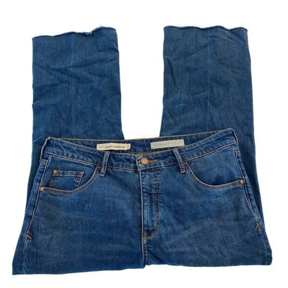 Pilcro and the Letterpress High-Rise Flare Cropped Jeans size‎ 31 Petite